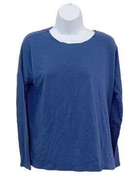 Banana Republic Long Sleeve Tee in Blue